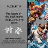 Cute Pet Pool Party Jigsaw Puzzle 1000 Pieces