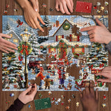 Calendario della scena di neve di Natale PULLE 1000 pezzi