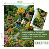 Vibrant Countryside Jigsaw Puzzle 1000 Pieces