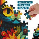 Color Bloom Cat Jigsaw Puzzle 1000 Pieces