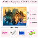 Lake Wild Wolf Diamond Painting Kit