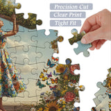 Tiere auf Toilettenpuzzle 1000 Stücke