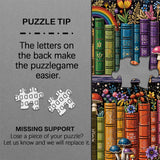 Botanical Bookshelf Jigsaw Puzzle 1000 Piece
