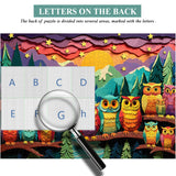 Colorful Owls Jigsaw Puzzle 1000 Pieces