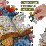 Floral Tea Reading Jigsaw Puzzle 1000 Pieces