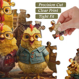 Study Chickens Jigsaw Puzzle 1000 Pieces