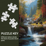 Mountain waterfall Jigsaw Puzzle 1000 Pieces