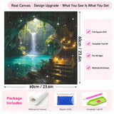 Turquoise Pool Grotto Diamond Painting Kit
