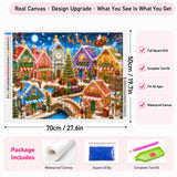 Gingerbread Town Diamond Painting Kit