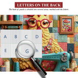 Quilted Chicken Jigsaw Puzzle 1000 Pieces
