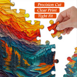 Vibrant Mountains Jigsaw Puzzle 1000 Pieces