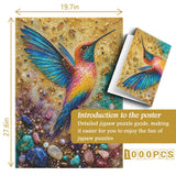 Gem Hummingbird Jigsaw Puzzle 1000 Piece