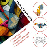 Geometric Kitty Jigsaw Puzzle 1000 Pieces