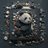 Rock Art Panda Jigsaw Puzzles 1000 piezas