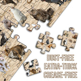 Strand kacken Katzenpuzzle 1000 Stücke