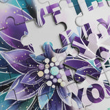 Gradientenblumen -Puzzles 1000 Stücke