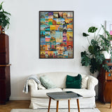 Vintage World Travel Jigsaw Puzzle 1000 Stücke