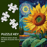 Starry Sunflower Jigsaw Puzzle 1000 Pieces