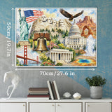 American Landmarks Journey Jigsaw Puzzle 1000 Pieces