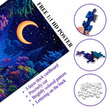 Neon Moonlit Forest Jigsaw Puzzle 1000 Pieces