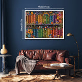 Botanical Bookshelf Jigsaw Puzzle 1000 Piece