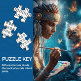 Painted Galaxy Jigsaw Puzzle 1000 Pieces