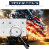 Western Sunset Train Jigsaw Puzzle 1000 Pieces