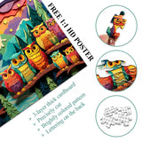 Colorful Owls Jigsaw Puzzle 1000 Pieces