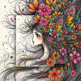 Blossom in Her Hair Jigsaw Puzzle 1000 Pieces