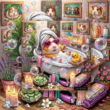 Bathing Guinea Pig Jigsaw Puzzle 1000 Pieces