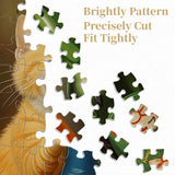 Happy Cat Wine Party Jigsaw Puzzle 1000 Pieces