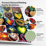Love's Kaleidoscope Diamond Painting Kit