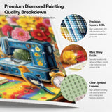 Colorful Threads Weave Spring Diamond Painting Kit