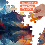 Twilight Mountain View Jigsaw Puzzles 1000 Pieces