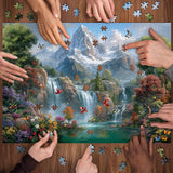 Waterfall Fairyland Jigsaw Puzzle 1000 Pieces