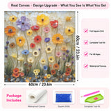 Wildflower Glass Art Diamond Painting Kit