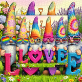 Lovely Gnome Squad Jigsaw Puzzle 1000 Pieces