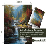 Mountain waterfall Jigsaw Puzzle 1000 Pieces