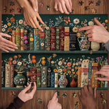 Blooming Bookshelf Jigsaw Puzzles 1000 Pieces