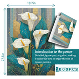 Elegant Calla Lilies Jigsaw Puzzle 1000 Pieces