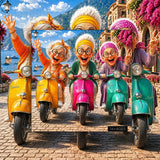 Scooter Squad Jigsaw Puzzle 1000 Pieces