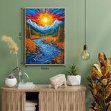 Dreamy Mountains Flüsse Jigsaw Puzzle 1000 Stücke