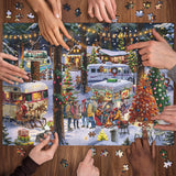 Weihnachtscamping -Puzzle 1000 Stücke