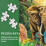 Animal Harmony puzzle puzzle 1000 pezzi