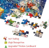 Buntes Weihnachts -Puzzle 1000 Stücke