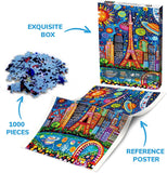Puzzle stellaire Cityscape Puzzle 1000 pièces