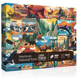 American National Parks Jigsaw Puzzle 1000 pezzi