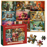 Tier Weihnachtsferien Jigsaw Puzzle 1000 Stücke