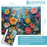 Pezzi di puzzle arte tagliata di carta 1000 pezzi