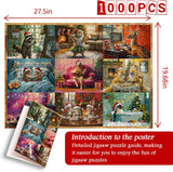 Tier Weihnachtsferien Jigsaw Puzzle 1000 Stücke
